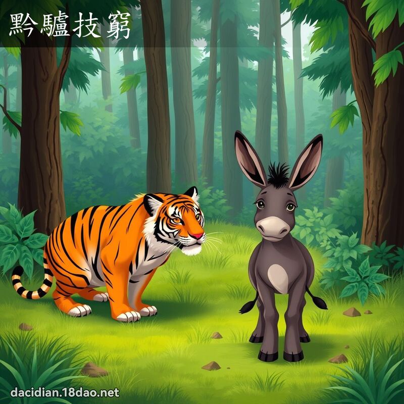 黔驢技窮 - 國語大辭典配圖
