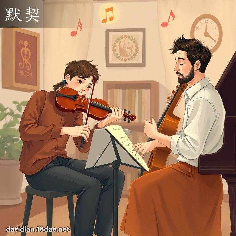 默契 - 国语大辞典配图