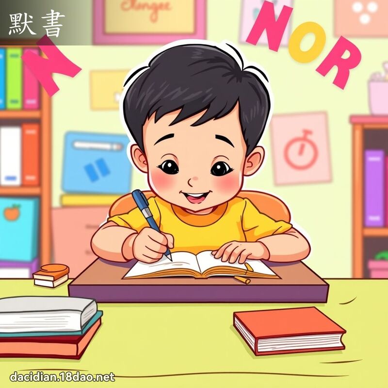 默書 - 國語大辭典配圖