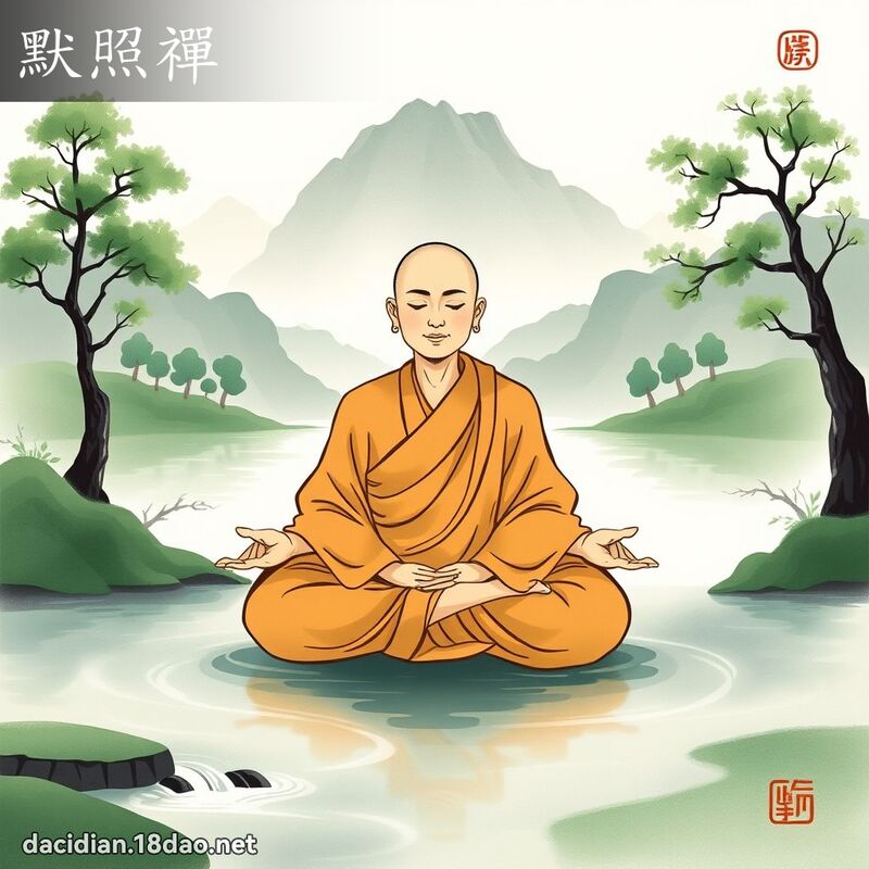 默照禪 - 國語大辭典配圖
