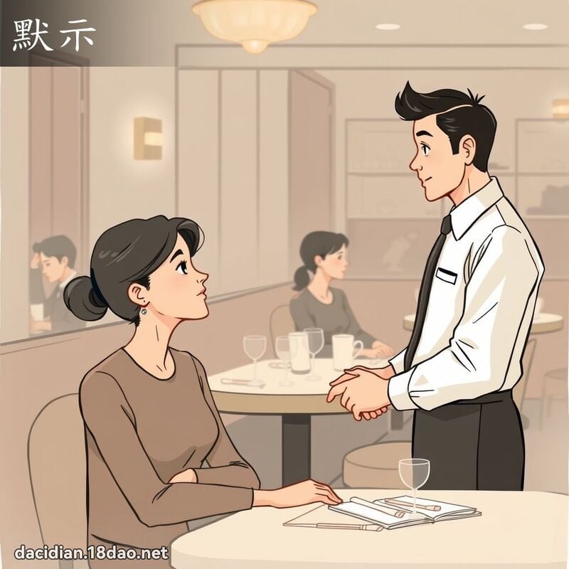 默示 - 國語大辭典配圖