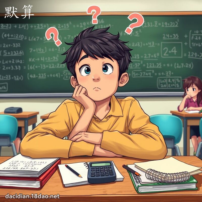 默算 - 國語大辭典配圖