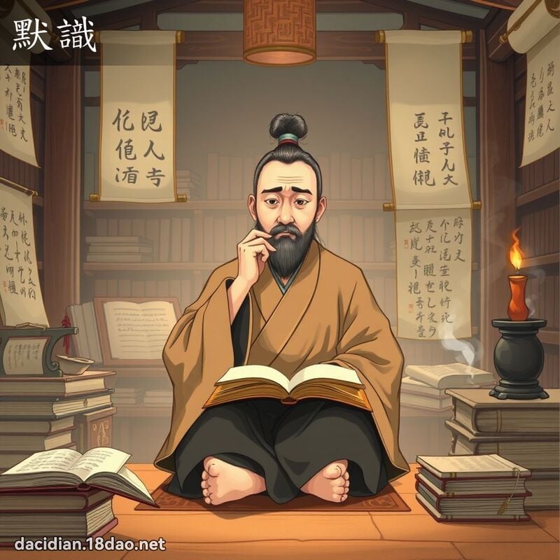 默识 - 国语大辞典配图