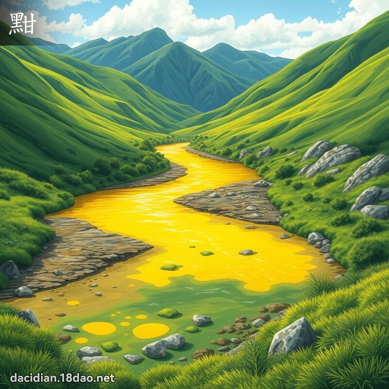 黚 - 国语大辞典配图