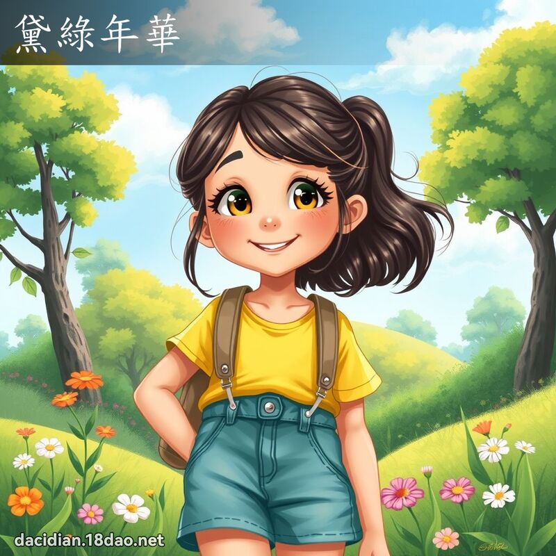 黛綠年華 - 國語大辭典配圖
