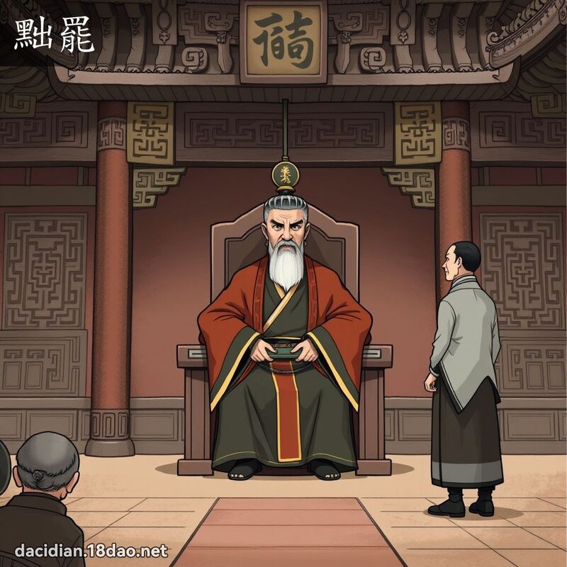 黜罢 - 国语大辞典配图