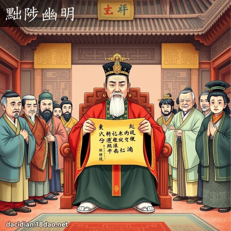 黜陟幽明 - 国语大辞典配图