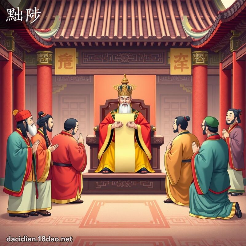 黜陟 - 國語大辭典配圖
