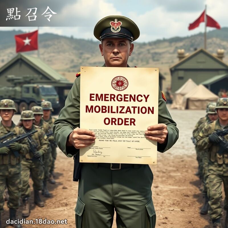 點召令 - 國語大辭典配圖