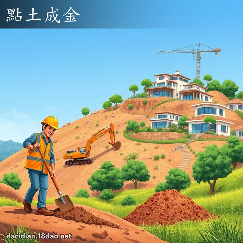 点土成金 - 国语大辞典配图