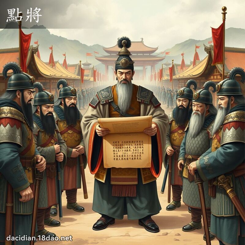 点將 - 国语大辞典配图
