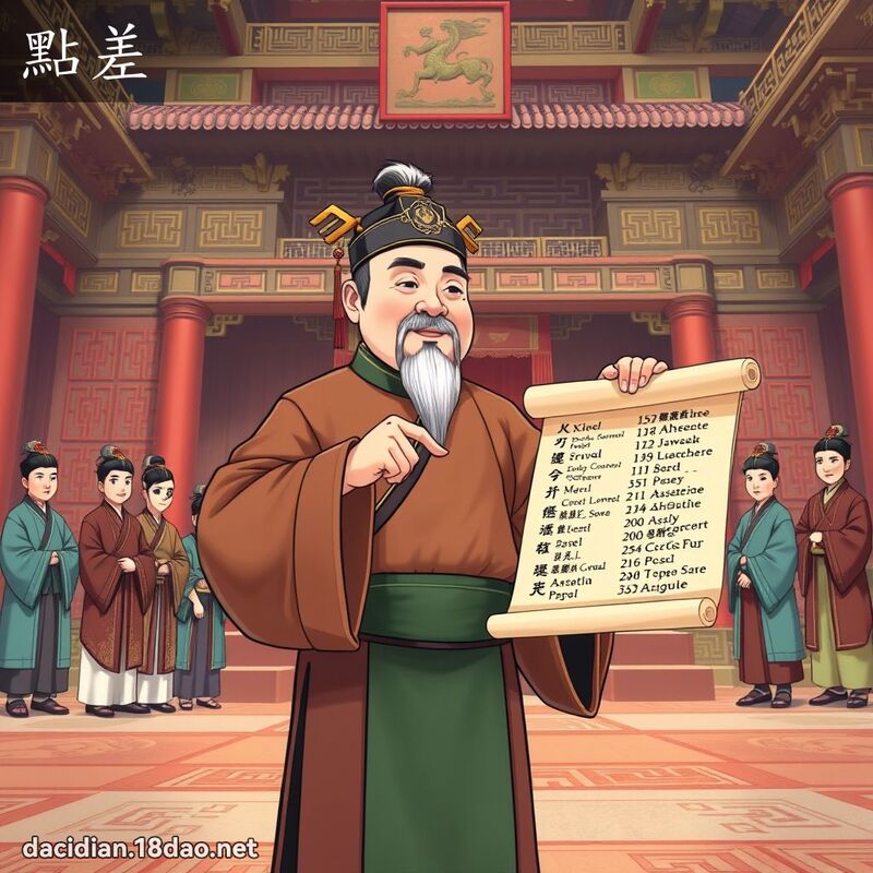 點差 - 國語大辭典配圖
