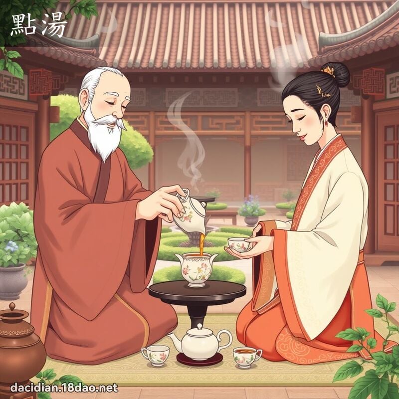 點湯 - 國語大辭典配圖