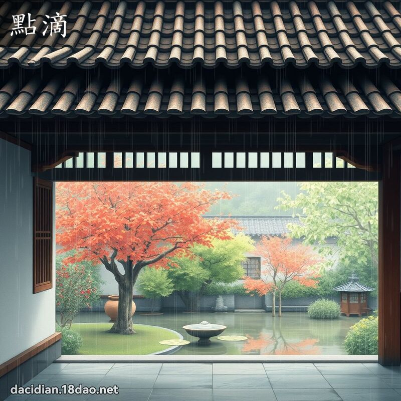 点滴 - 国语大辞典配图