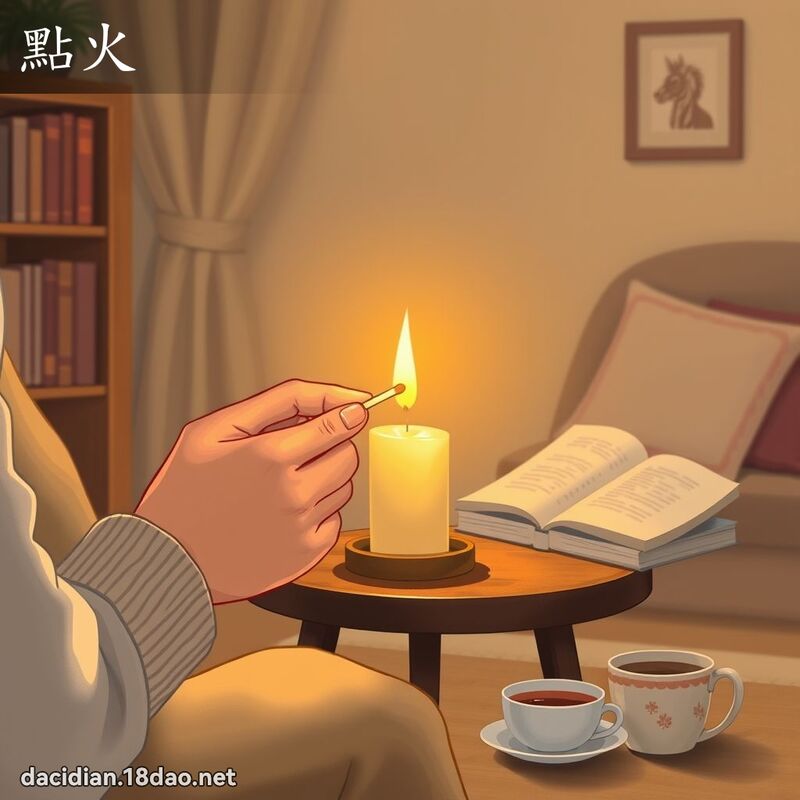 點火 - 國語大辭典配圖