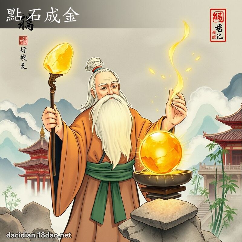 點石成金 - 國語大辭典配圖