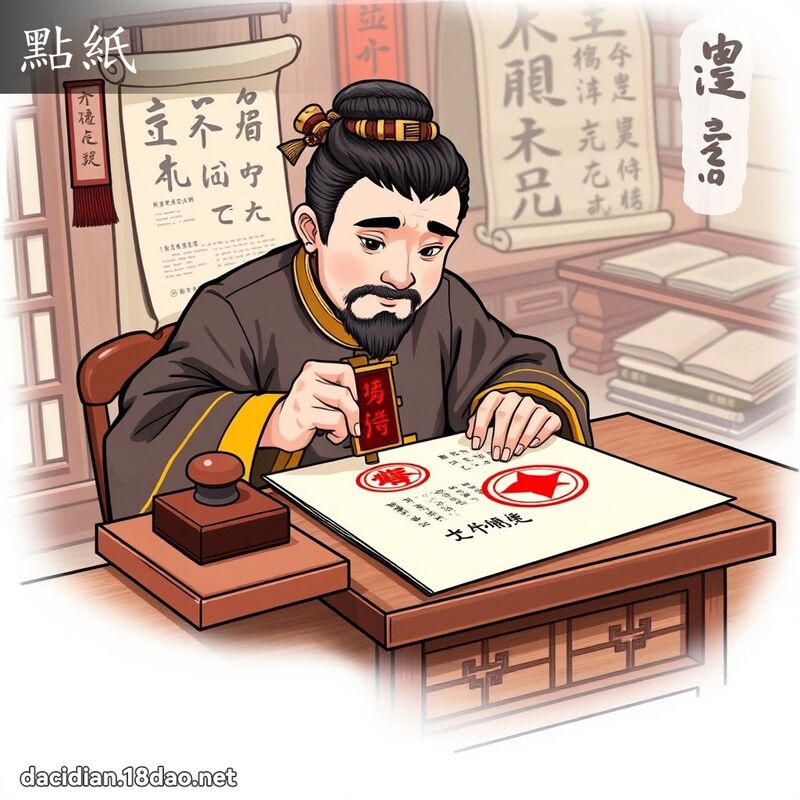 点纸 - 国语大辞典配图