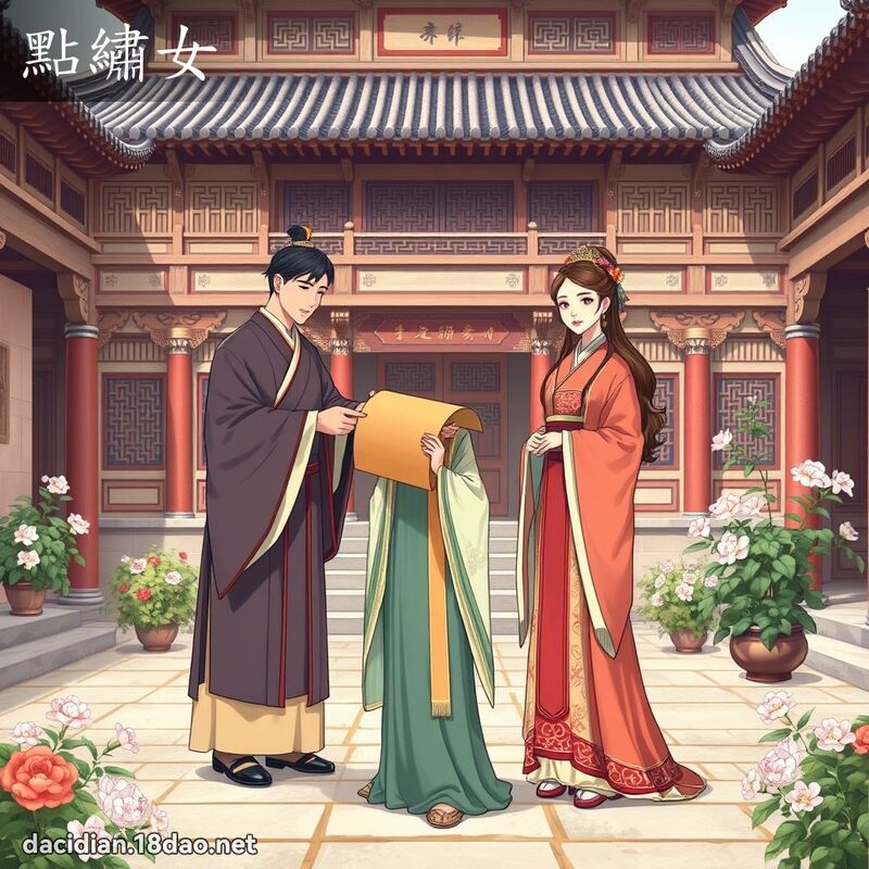 點繡女 - 國語大辭典配圖