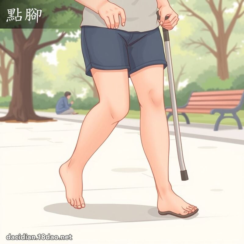 點腳 - 國語大辭典配圖