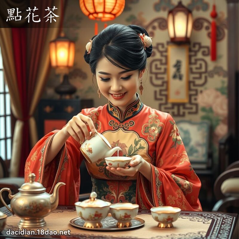 點花茶 - 國語大辭典配圖
