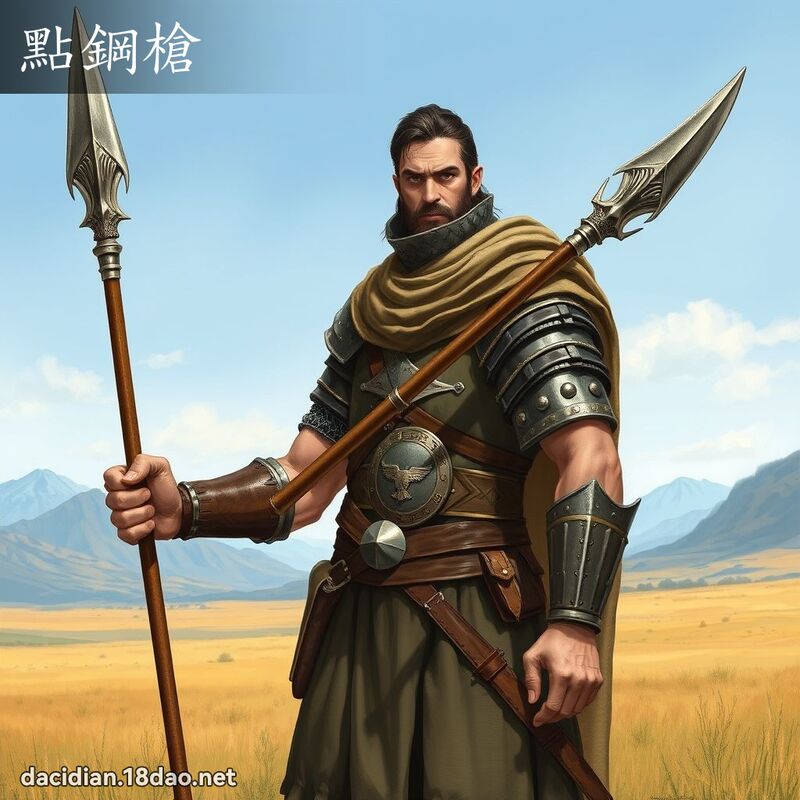 點鋼槍 - 國語大辭典配圖