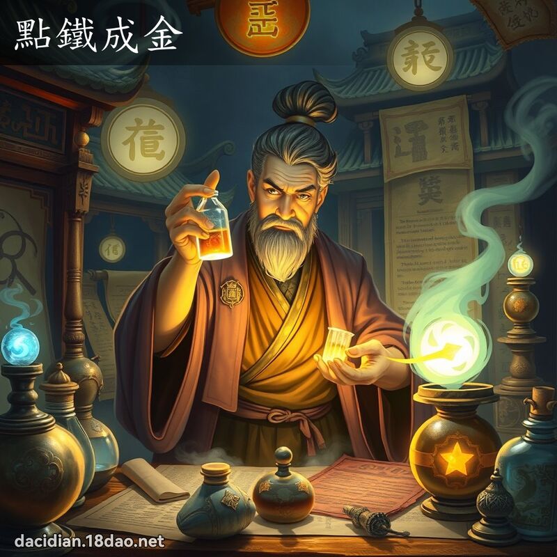 点铁成金 - 国语大辞典配图