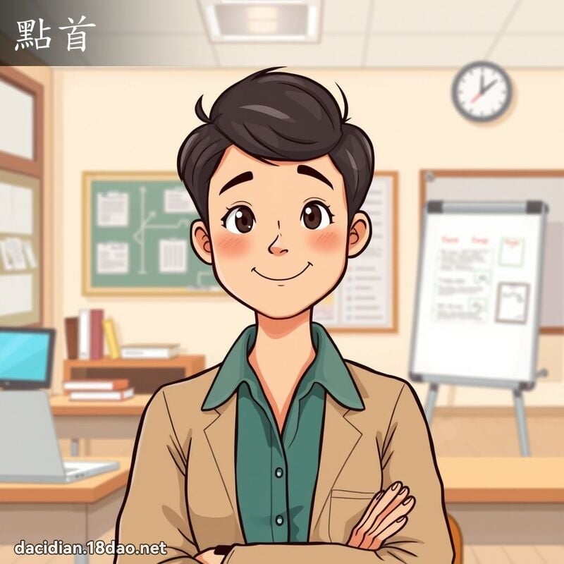 點首 - 國語大辭典配圖