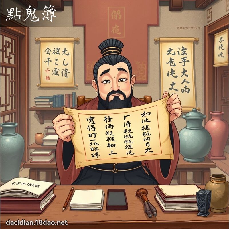 點鬼簿 - 國語大辭典配圖