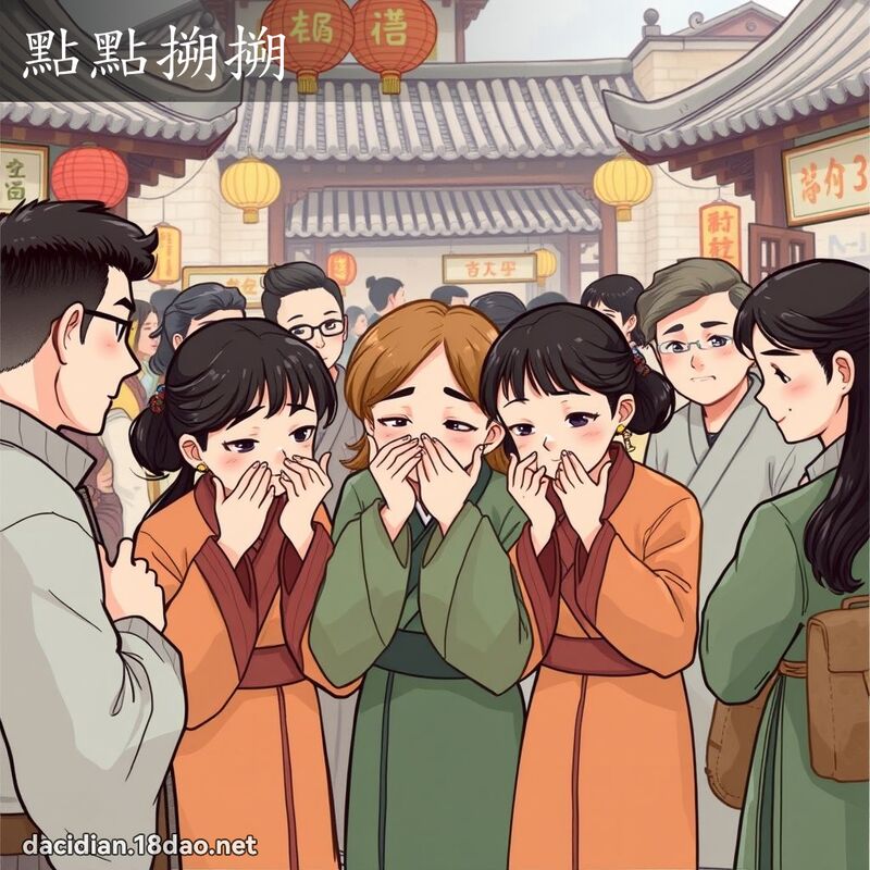 点点搠搠 - 国语大辞典配图