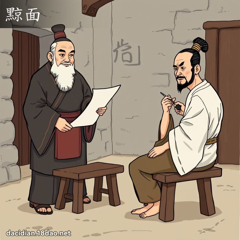黥面 - 国语大辞典配图