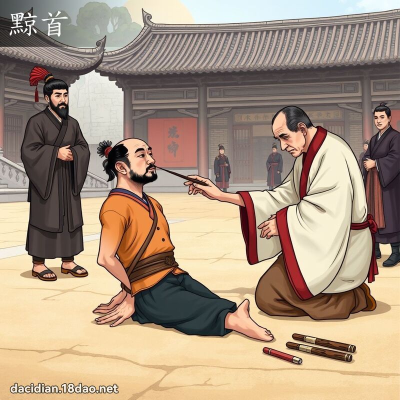 黥首 - 國語大辭典配圖