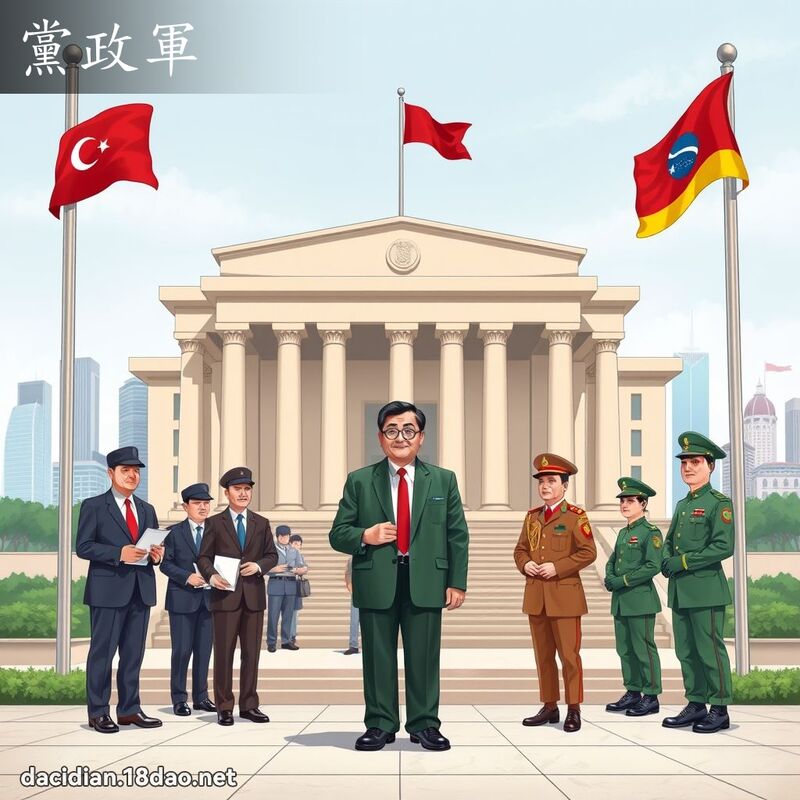 黨政軍 - 國語大辭典配圖