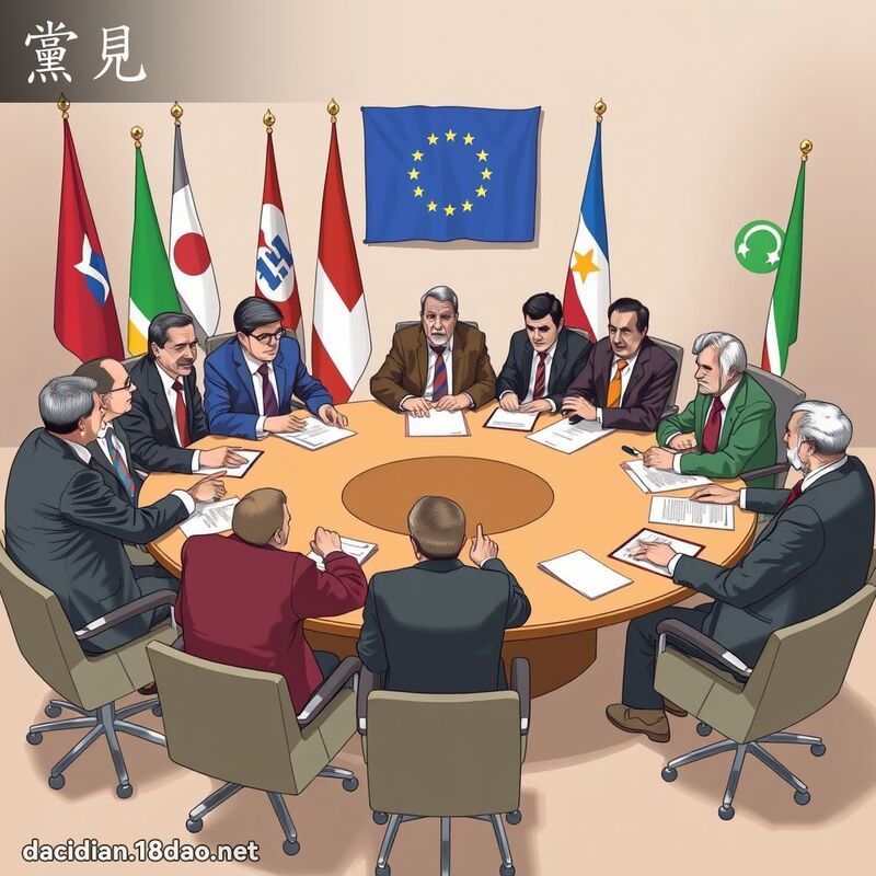 党见 - 国语大辞典配图