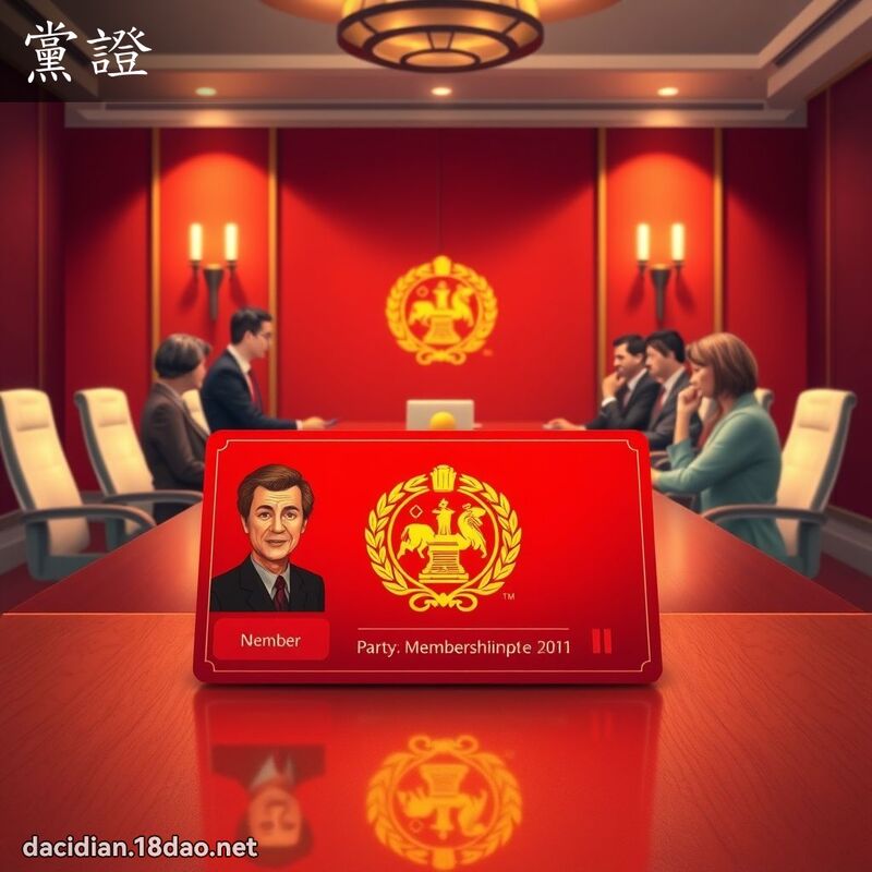 党证 - 国语大辞典配图
