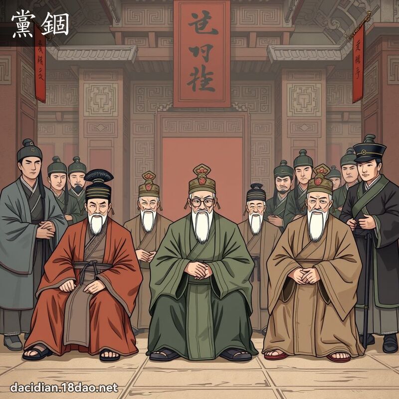 黨錮 - 國語大辭典配圖