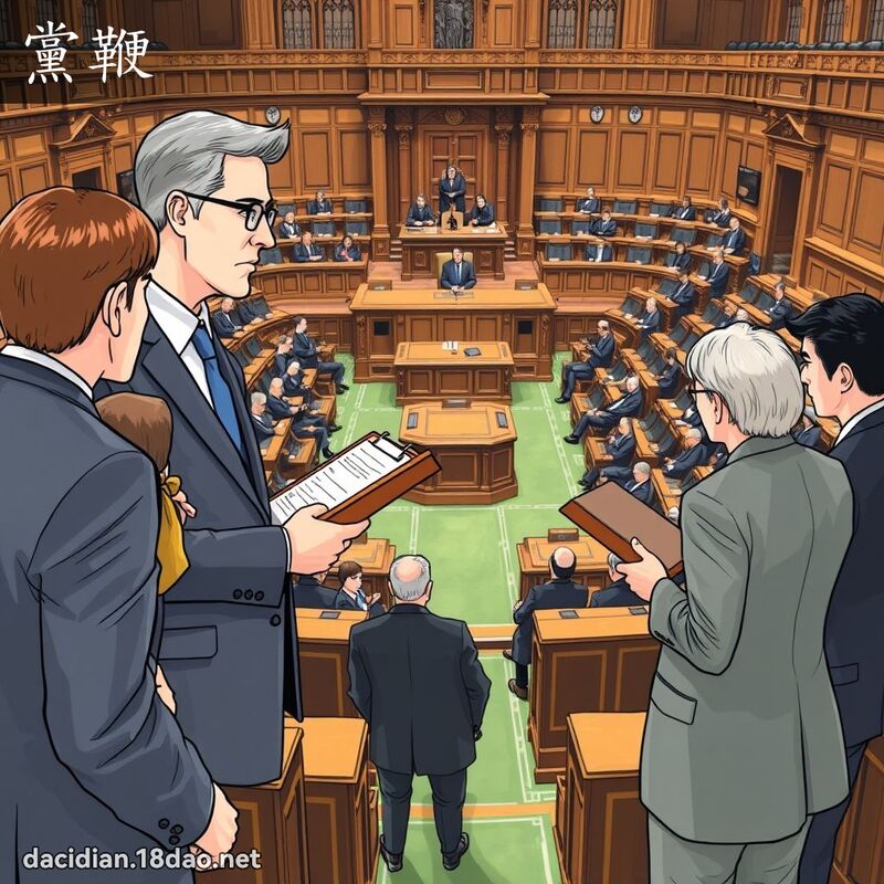 黨鞭 - 國語大辭典配圖