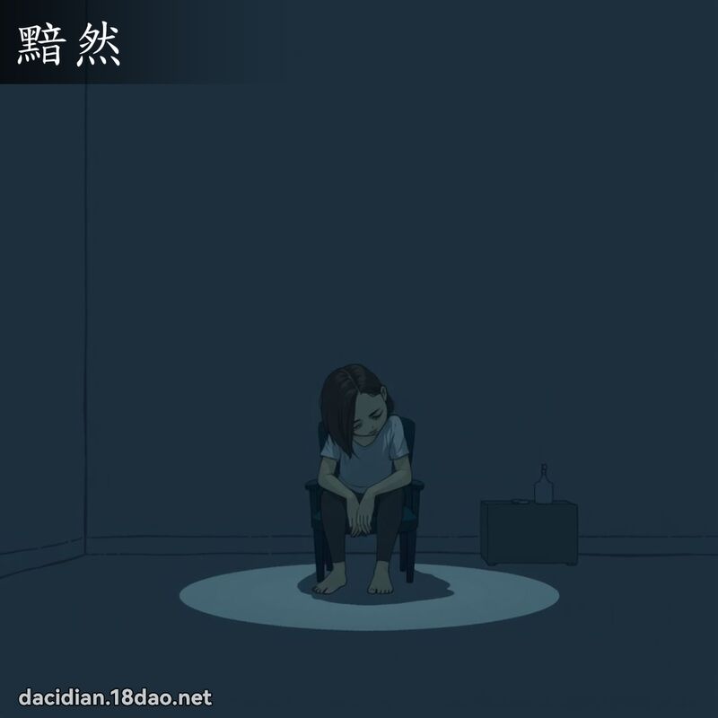 黯然 - 國語大辭典配圖