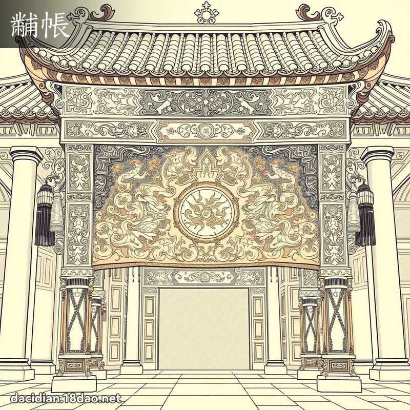 黼帳 - 國語大辭典配圖