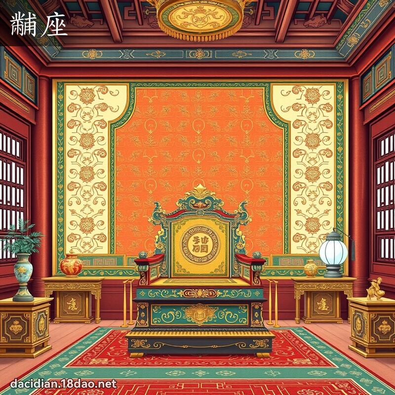 黼座 - 國語大辭典配圖