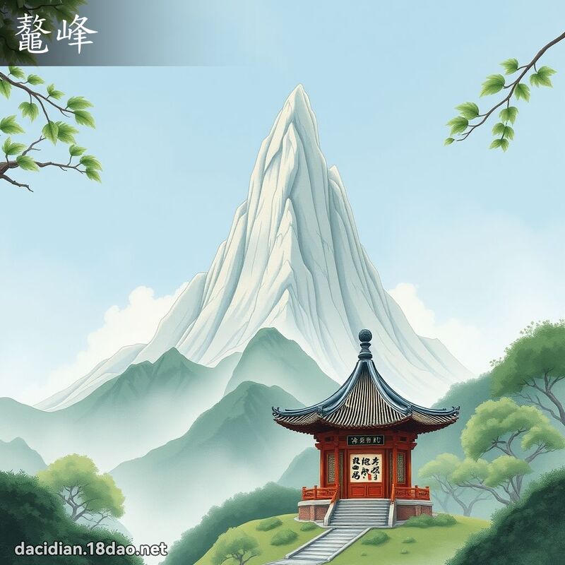 鼇峰 - 国语大辞典配图