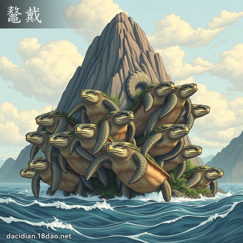 鼇戴 - 國語大辭典配圖
