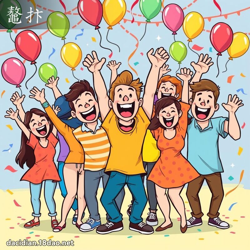 鼇抃 - 国语大辞典配图