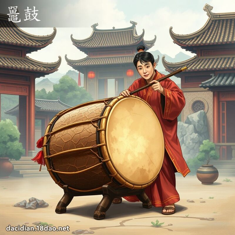 鼉鼓 - 國語大辭典配圖