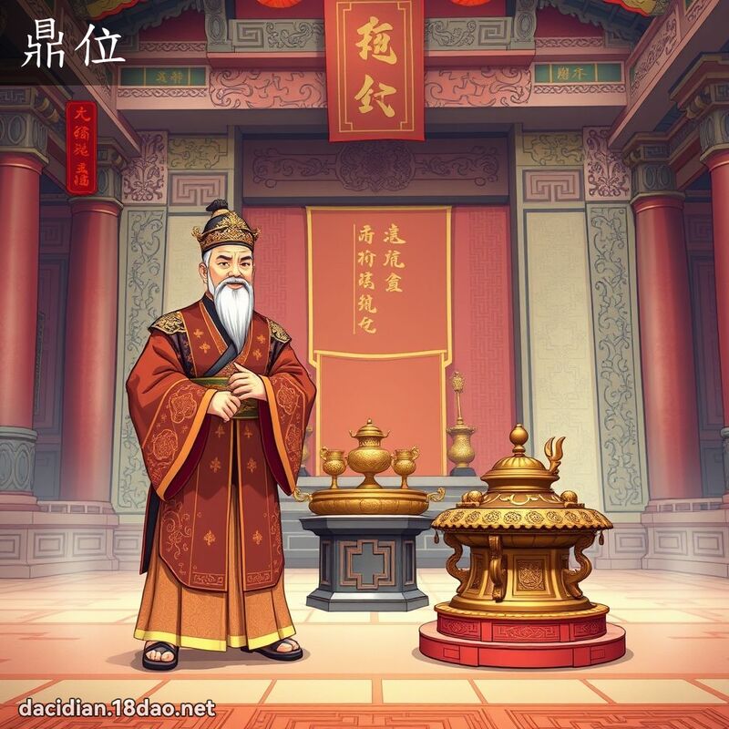 鼎位 - 國語大辭典配圖