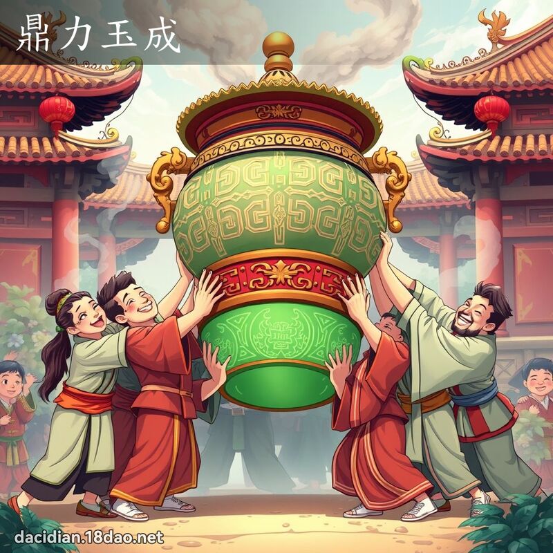 鼎力玉成 - 國語大辭典配圖