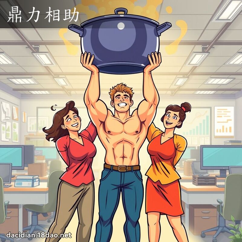 鼎力相助 - 國語大辭典配圖
