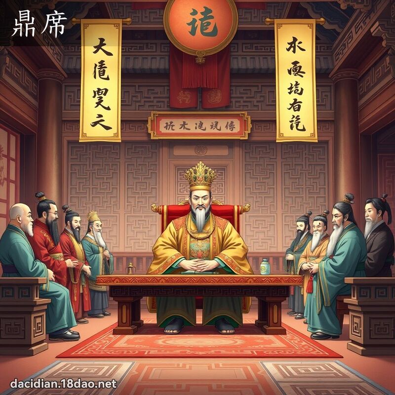 鼎席 - 国语大辞典配图