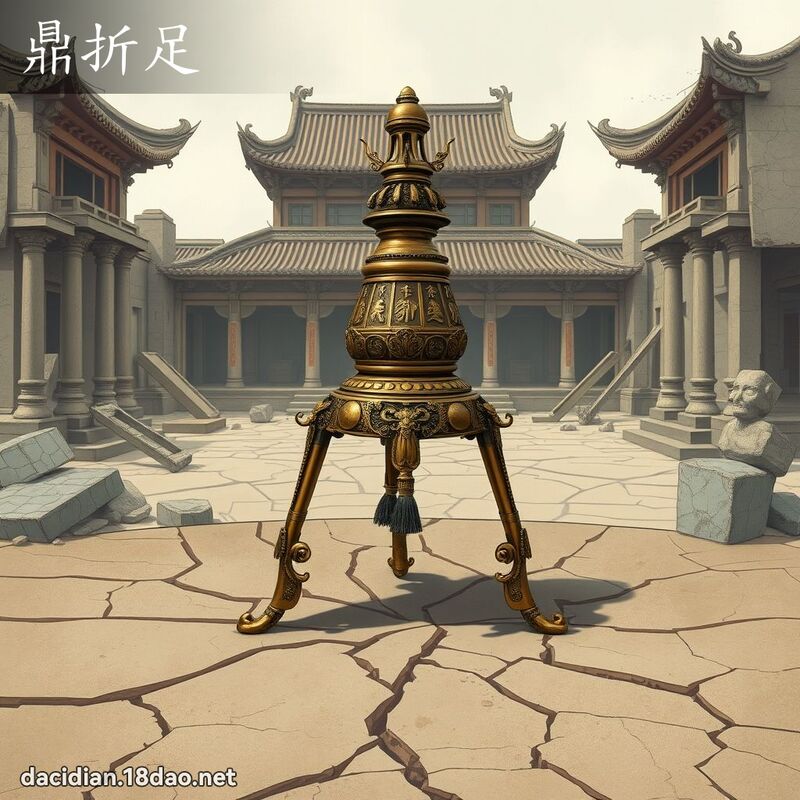 鼎折足 - 国语大辞典配图
