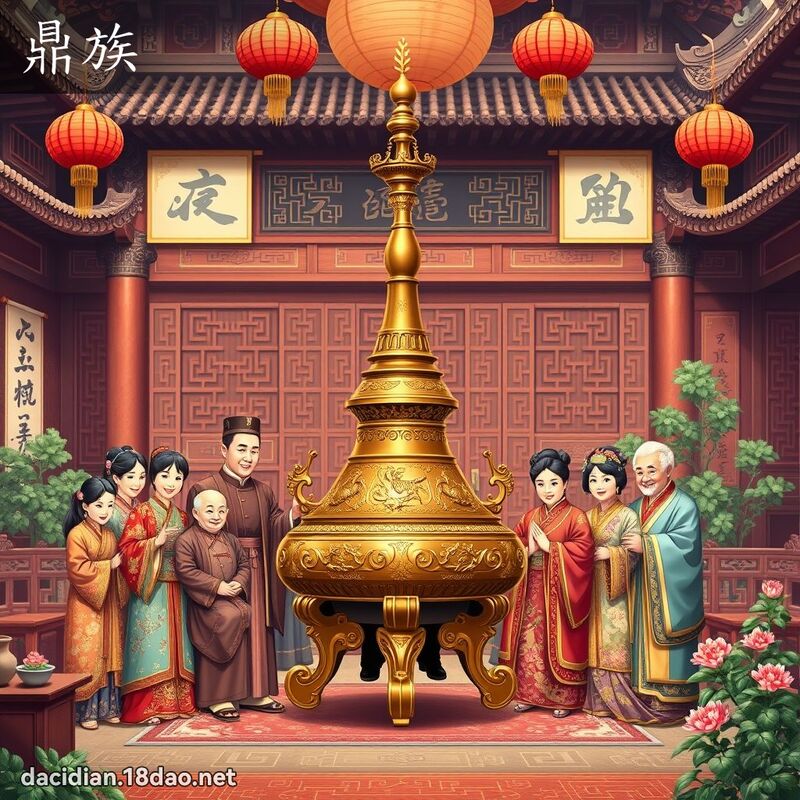 鼎族 - 國語大辭典配圖