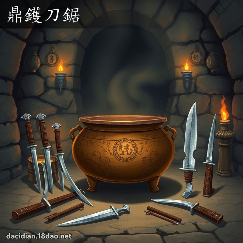 鼎鑊刀鋸 - 國語大辭典配圖